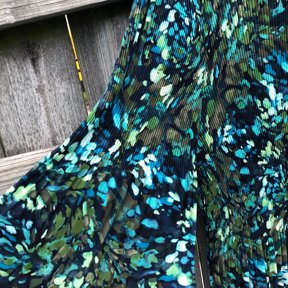 Catherines Tunic Green Multi Color Size 2x - image 4